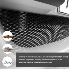 Car Grille Mesh, 40&Prime; × 13&Prime; Multi Functional Auto Aluminum Grill Mesh with 4×8mm