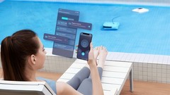 Poolmate Hydro 4 Cordless Robotic Pool Cleaner for All Pool Types Pool Vacuum