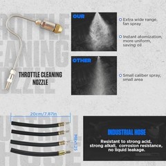 Fuel Injector Cleaner Kit, Automotive Fuel System Cleaning Kit, 1000ML Non