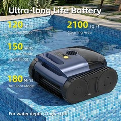 (2026 Upgrade) Pool Vacuum for Inground Pool & Above Ground Pool