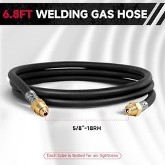 BO WELD Argon CO2 Regulator Flow Meter Gas Regulator Gas Regulator with Hose