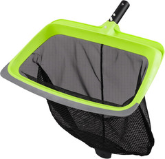 Swimming Pool Leaf Skimmer Net with Rubber Lip & Reinforced Frame