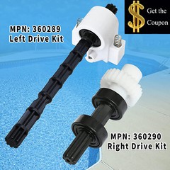 360290 360289 Left Right Drive Kit for Pentair Rebel Kreepy Krauly Warrior Pool