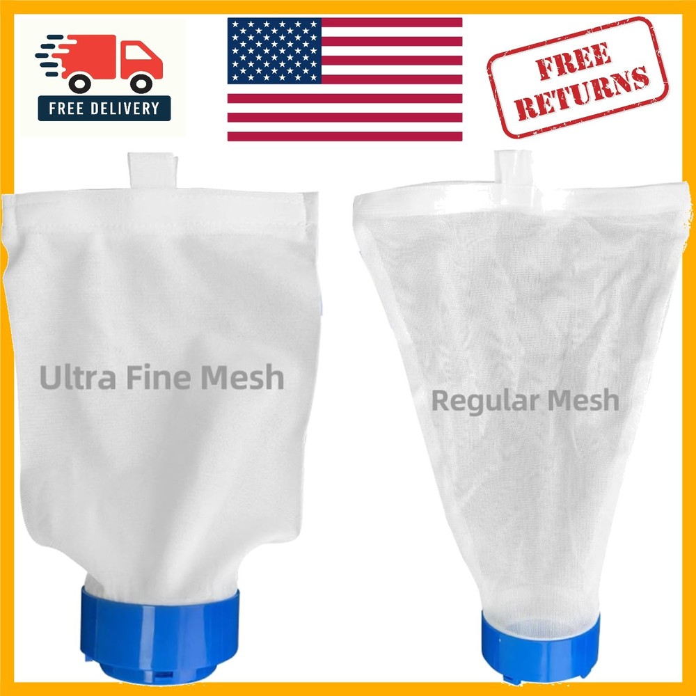 Efficient 2pcs Pool Vacuum Mesh Bags – Fine & Standard for All Your Needs