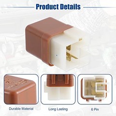 Car Motor Relay Replacement Fit for Nissan Titan – Pack of 1 – Brown