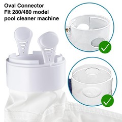 Polaris 280 Pool Cleaner Bags Replacement with Zipper Parts for Pool Cleaning