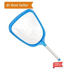 Ultra Fine Mesh Hot Tub Skimmer with 12 » Aluminum Pole – Lightweight & Compact