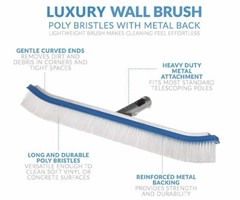 Premium Aluminium Swimming Pool Cleaning Brush Head Heavy Duty Wall Floor In USA