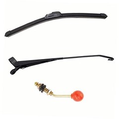 15.7 Inch Universal UTV Windshield Wiper Hand Front Operated Kit Compatible