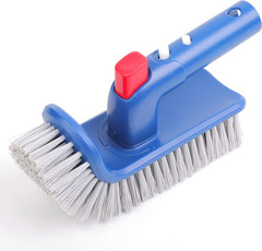 Pool Brush Head for Cleaning Walls,Steps & Corners,Rotatable Hand Scrub Brushes,