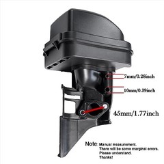 OEM Air Filter Box Assembly for Predator non hemi 212 Engine, For Harbor