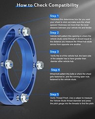 2PCS 4 lug Wheel Spacers 1&Prime; 4x156mm to 4x156mm fits for Polaris Sportsman 2pcs