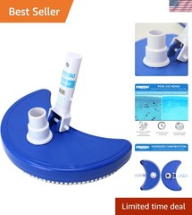 Hydrotools Weighted Pool Vacuum Head – Half Moon Design for Optimal Cleaning
