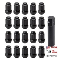 Tapered Spline Drive Lug Nut Kit with Key 12mm x 1.50mm Thread Pitch (20