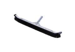 24&Prime; Pool Brush w/ Handle Commercial Heavy Duty Aluminum Back Nylon Bristle