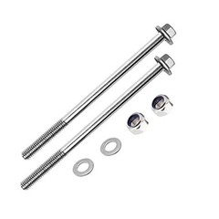 304 Stainless steel Front Control A-Arm Bolt Kit for Polaris 7519087(2 Pack)