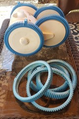 Front Rear Tires for Pool Cleaner Poolvergnuegen Repl# 896584000143 896584000082