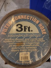 Swimming Pool Filter Connection Hose 3ft X 1.5” Heavy Duty Hose Blue Torrent NEW