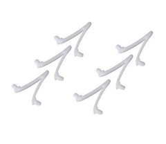 6 Pack Butterfly V-clip for Pool Brush, Leaf Skimmer Rake, Vacuum Handle