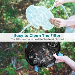 Powerful Suction Pool Robot – This cleaner boasts IPX8 waterproof durability and