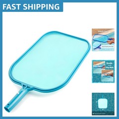 Sky Blue Heavy-Duty Pool Skimmer Net – Efficient Cleaning & Easy Maneuvering
