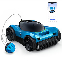 MT-VIKI Robotic Pool Cleaner 480Min 300W Wall Climbing for Inground Above Ground
