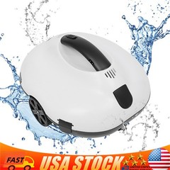 Automatic 130Min Cordless Robotic Pool Cleaner for Inground & Above Ground Pool