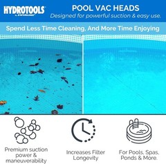 Weighted Pool Vacuum Head with Universal Hose Connector – Perfect for Any Pool