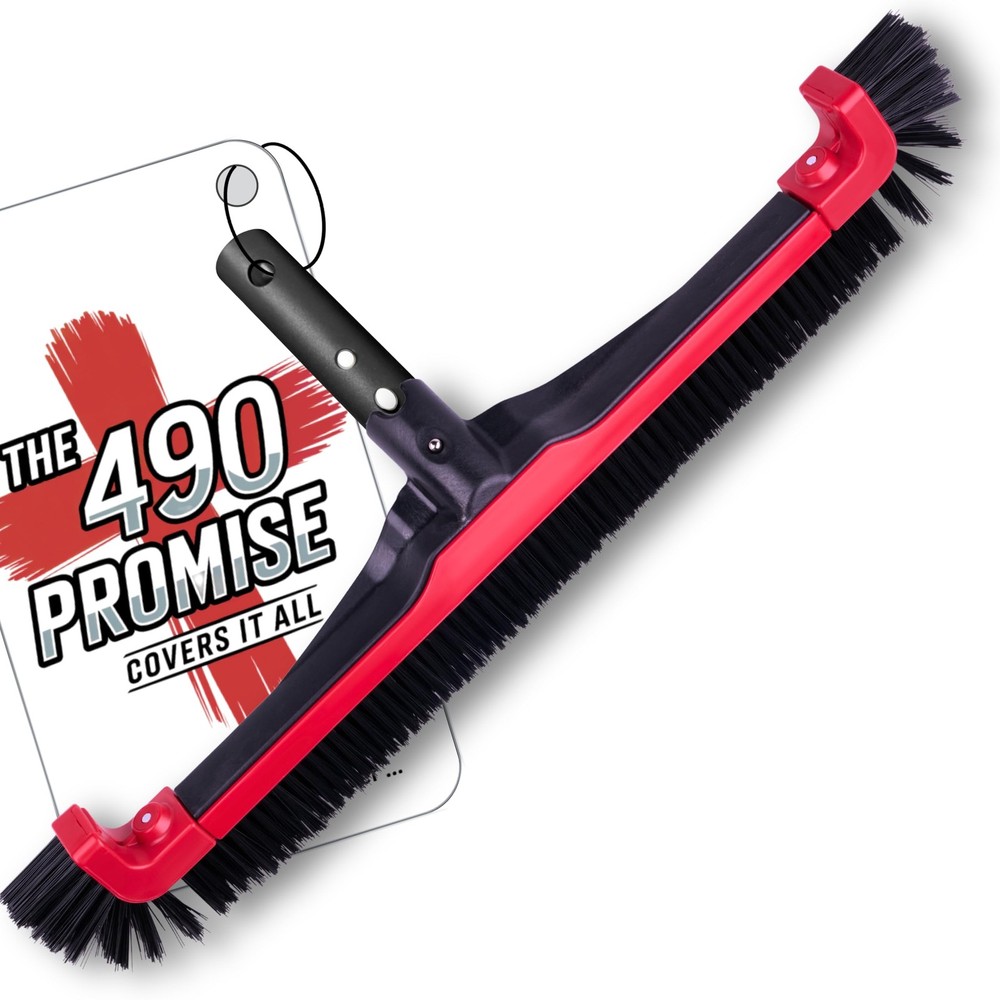 ProTuff 22&Prime; Pool Brush Head – Comes Sturdy Bristles, Tough on Algae, Dirt & G…