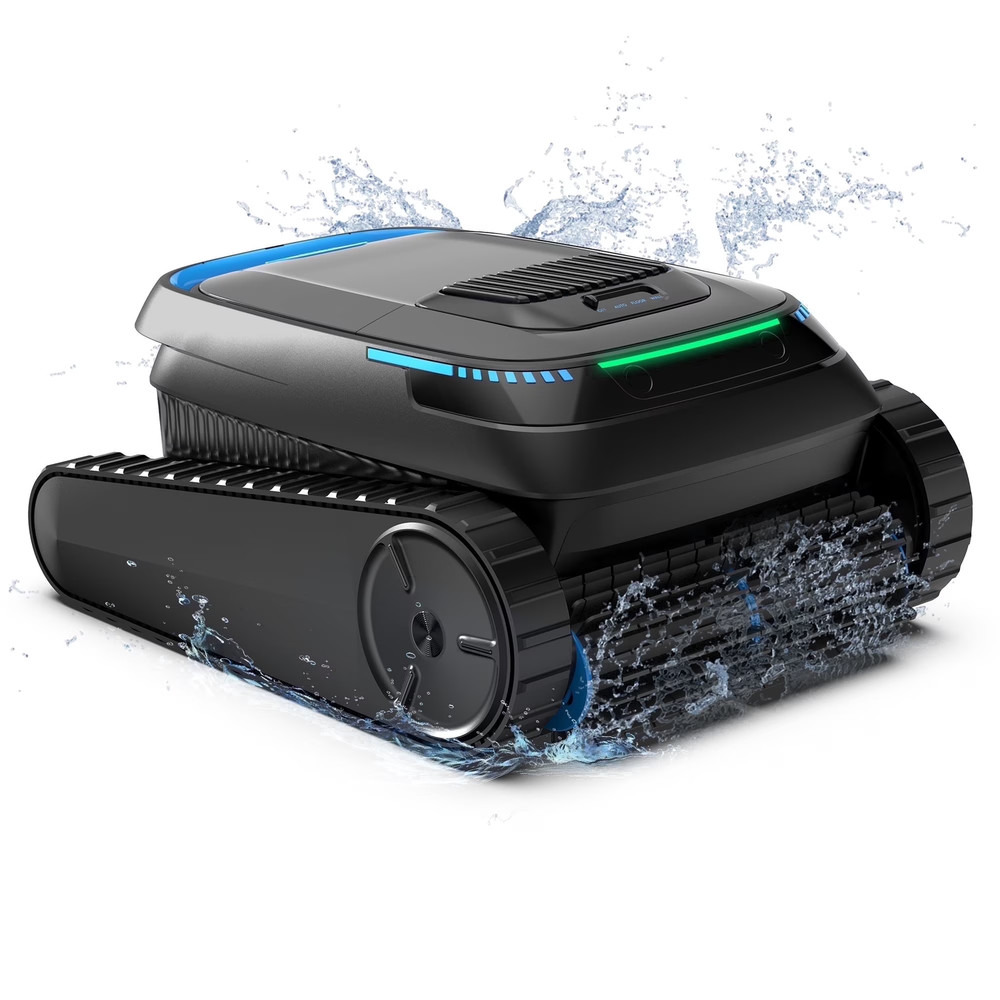 CP20 Cordless Robotic Pool Vacuum Cleaner Wall-Climbing Above & In-Ground Pools