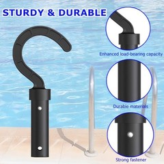 Universal Hook for Robotic Pool Cleaner,Pool Accessories Hook for Pool Vacuum…