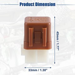Pack of 2 Brown Car Motor Relay Replacement Fits for Nissan Titan