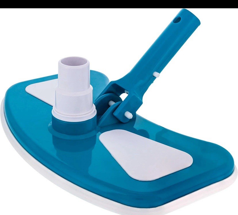 Deluxe 12&Prime; Weighted Butterfly Pool Vacuum Head with Swivel Hose Connection N