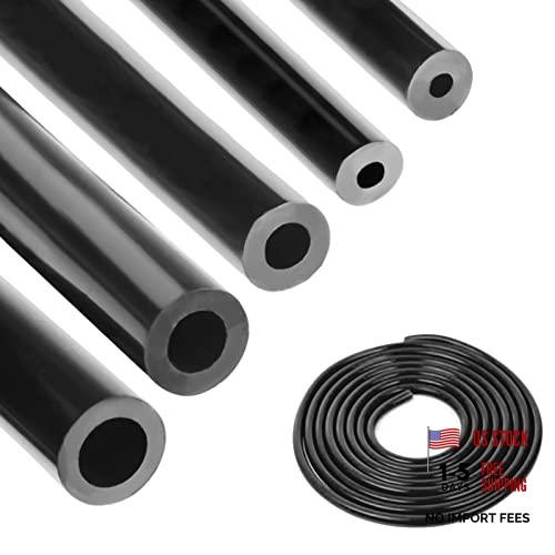 Vacuum Hose Automotive 10 FT 5PCS, 1/8&Prime; 5/32&Prime; 1/4&Prime; 5/16&Prime; 3/8&Prime; ID High