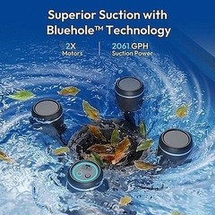 BUBLUE F10 Pool Surface Skimmer Robot, App Control, 5L Filter, Dual #R06