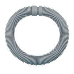 Poolvio Professional Swimming Pool Vacuum Cleaner Hose 26FT (8 PACK), Gray