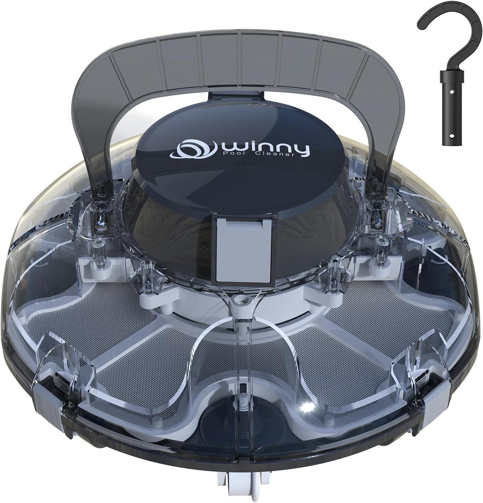 (2026 Upgrade) Cordless Pool Vacuum for above Ground Pool, Automatic Pool Cleane