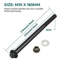 Rear Lower Control A-Arm Bolt For 7519042 Rear Lower Control A-Arm Bolt Kit