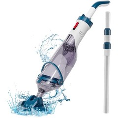 Rechargeable Handheld Pool Vacuum with Telescopic Pole – PC10 – 60 Min Run Time