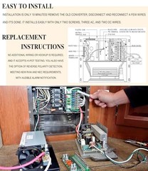 Upgraded WF-8955-AD-MBA RV Converter Main Board Assembly Replacement Unit for