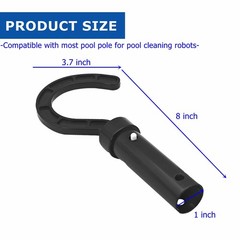 Universal Hook for Robotic Pool Cleaner,Pool Accessories Hook for Pool Vacuum…