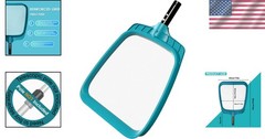 Professional Pool Leaf Skimmer with Fine Mesh Net Bag – Effortless Cleaning