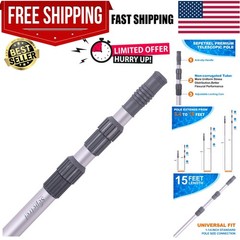 Professional 15-Foot Adjustable Pool Pole – Durable Aluminum Cleaning Tool
