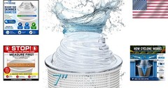 Pool Skimmer Cyclone Basket Enhancer 7 Inch Fits Any Pool Water Level Improve…