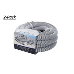 Mainstays 35 ft. x 1.5&Prime; Diameter Pool Cleaning Hose with Adaptors 2-Pack