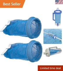 2 Pack Permanent Bag Replacement for Hayward W530 Leaf Canister Cleaner