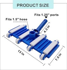 Manual Pool Vacuum | Pool Cleaning Equipment & Accessories | No Pole or Hose