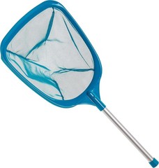 Lightweight Leaf Skimmer with Detachable Aluminum Pole for Easy Pool Maintenance