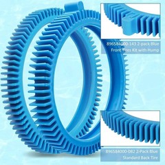 Front Rear Tires for Pool Cleaner Poolvergnuegen Repl# 896584000143 896584000082