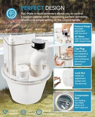 R211100 Vac-Mate Pool Cleaner Dispenser Box for Pentair Skimmer Complete